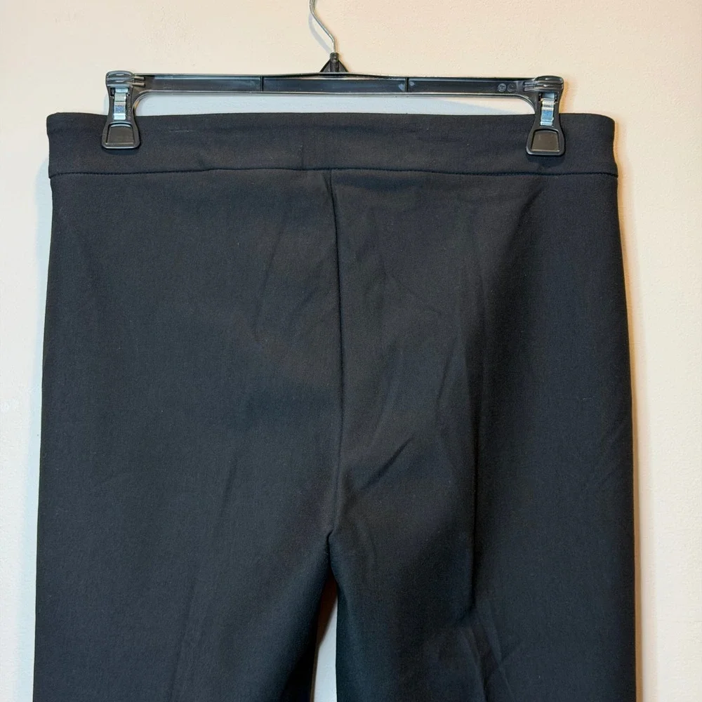 Nanette Lepore Black Tapered Leg Dress Pants Slacks Womens Size Large Career